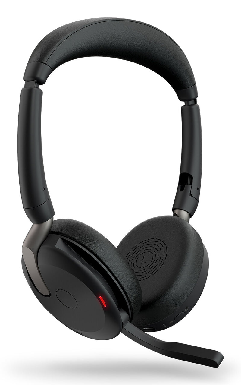 Jabra Evolve2 65 Flex Headset Trådløs Kontor/Callcenter USB Type-C Bluetooth Opladningsstativ