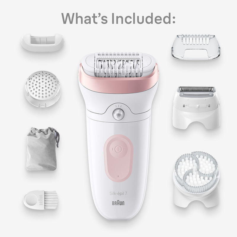Braun Silk-épil 7 7-060 40 pincetter Lyserød, Hvid