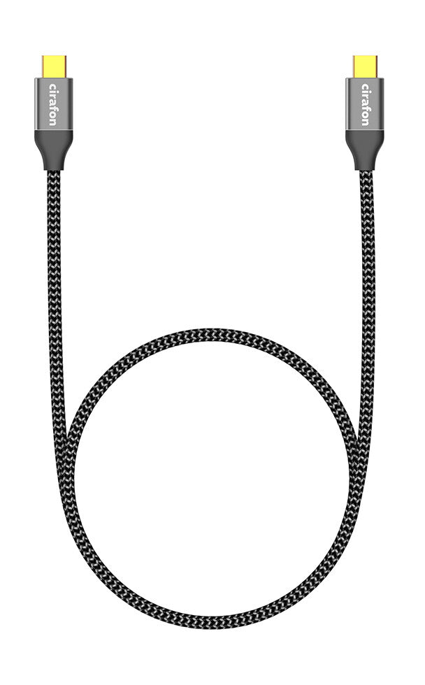 Cirafon CC-CH02 USB-kabel 1,8 m USB C 60 W Grå