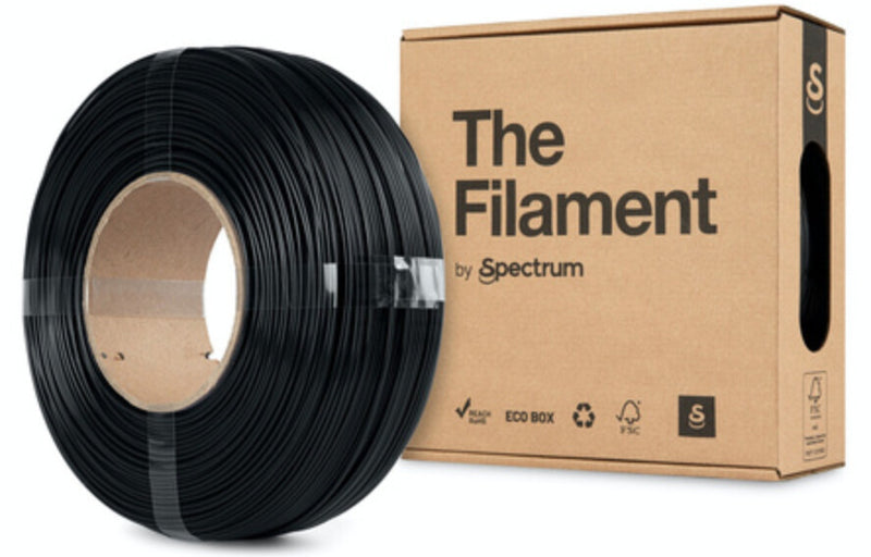 Spectrum Filaments TF-24056 3D print materiale Polyethylenterephthalatglycol (PETG) Sort 1 kg