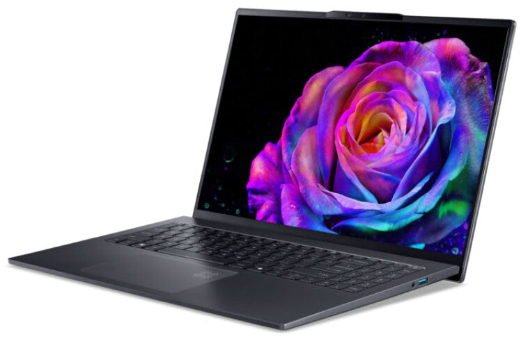 Acer Swift SFG16-61-R1WP Copilot+ PC AMD Ryzen™ 7 350 Laptop 40,6 cm (16") WUXGA 32 GB LPDDR5x-SDRAM 1 TB SSD Wi-Fi 7 (802.11be) Windows 11 Home Sort QWERTZ Tysk
