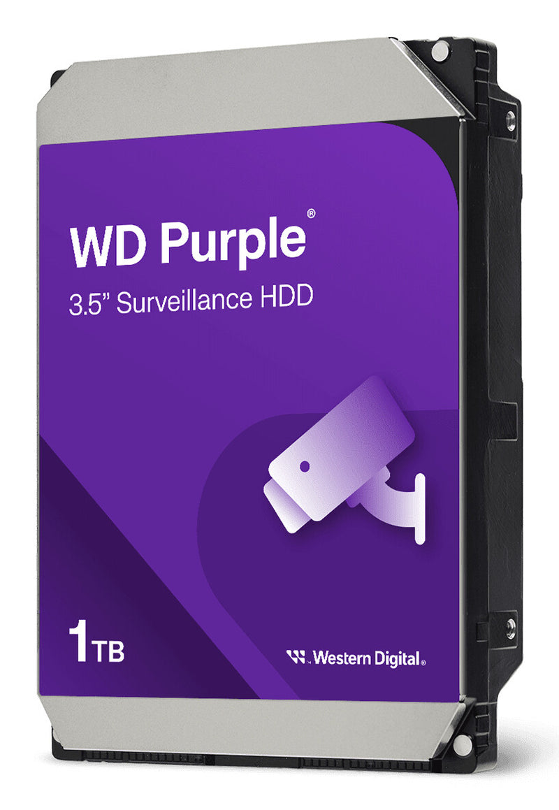 Western Digital Purple harddisk 1 TB 5400 rpm 64 MB 3.5" Serial ATA III