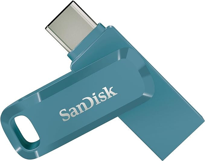 SanDisk Ultra Dual Drive Go USB 128GB USB-nøgle USB Type-A / USB Type-C 3.2 Gen 1 (3.1 Gen 1) Blå