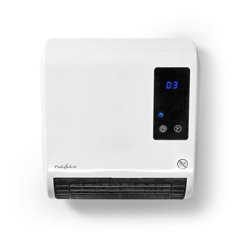 Nedis HTBA20WT varmeapparat Indendørs Hvid 2000 W Blæser med elektrisk områdevarmer