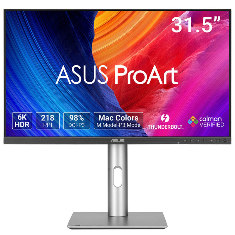 ASUS ProArt PA32QCV computerskærm 80 cm (31.5") 6016 x 3384 pixel 6K Ultra HD LCD Sølv