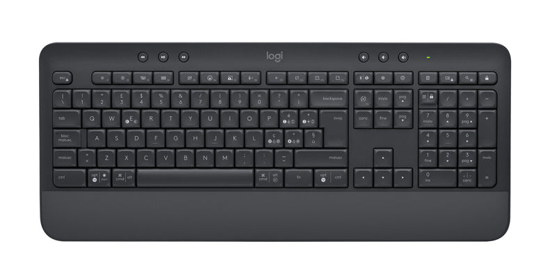 Logitech Signature MK650 Combo for Business tastatur Mus inkluderet Kontor Bluetooth QWERTY Italiensk Grafit