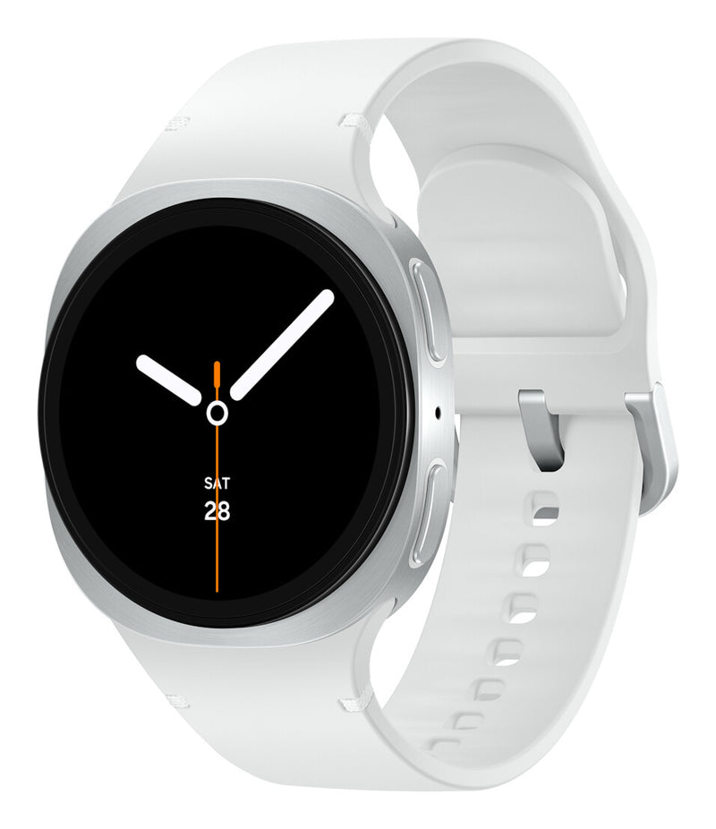 Samsung SM-L325FZSAEUB Smartwatch og sportsur 3,3 cm (1.3") AMOLED 40 mm Digital 438 x 438 pixel Berøringsskærm 4G Sølv Wi-Fi GPS (satellit)