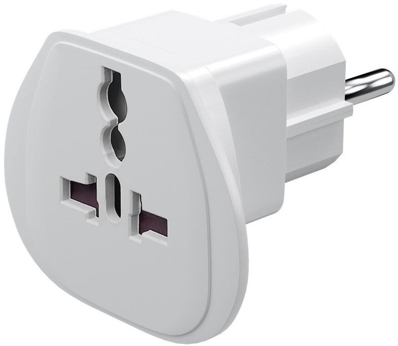 Goobay 94026 strømstik adapter Type F Type G (UK) Hvid