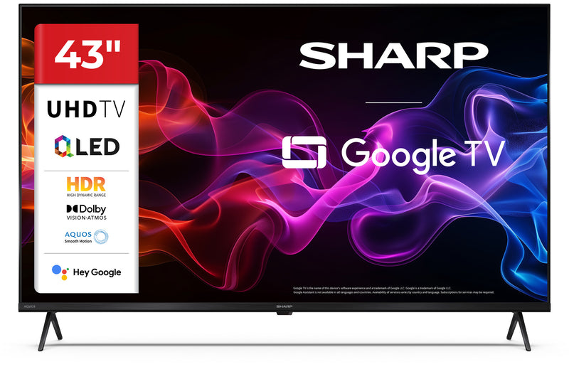 Sharp 43HP5265E TV 109,2 cm (43") 4K Ultra HD Smart TV Wi-Fi Sort