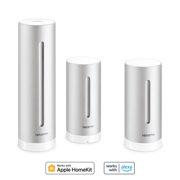 Netatmo NBU-NWS-NIM-EU digital vejrstation Sølv Vekselstrøm/batteri Wi-Fi