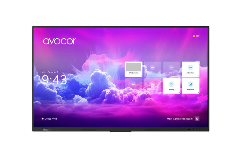 Avocor Digital Signage Interaktivt whiteboard 139,7 cm (55") 3840 x 2160 pixel Berøringsskærm
