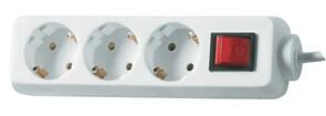 REV 512351555 overspændingsbeskytter Hvid 3 AC stikkontakt(er) 250 V 1,4 m