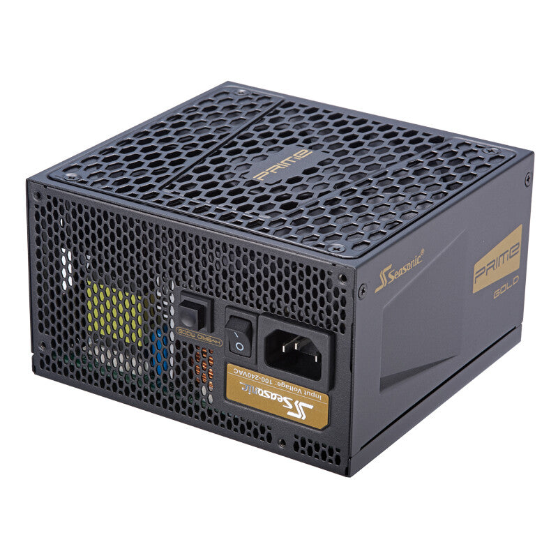 Seasonic Prime Ultra Gold enhed til strømforsyning 650 W 20+4 pin ATX ATX Sort