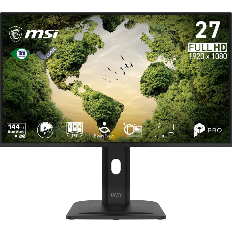 MSI Pro MP275PGN E14 computerskærm 68,6 cm (27") 1920 x 1080 pixel Fuld HD LCD Sort