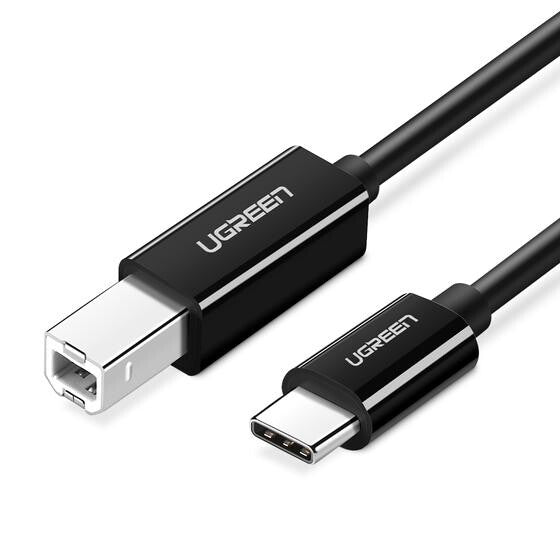 Ugreen 50446 USB-kabel USB 2.0 2 m USB C Mini-USB B 0,48 Gbit/sek. Sort