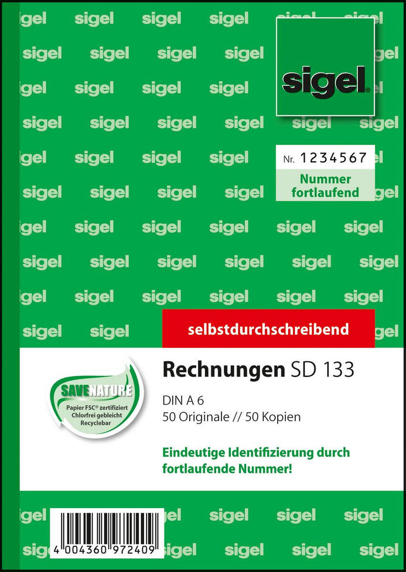 Sigel SD133 forretningsformular