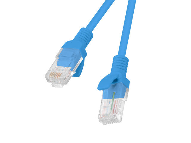 Lanberg PCU6-10CC-0050-B netværkskabel Blå 0,5 m Cat6 U/UTP (UTP)