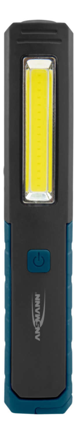 Ansmann WL210B Sort, Blå Hånd lommelygte COB LED