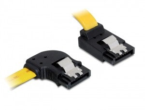 DeLOCK 0.5m SATA III SATA-kabel 0,5 m Gul