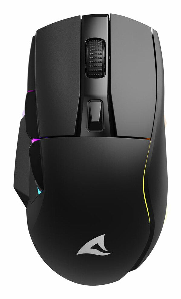 Sharkoon SGM50W mus Spil Højre hånd RF Wireless + USB Type-A Optisk 6400 dpi
