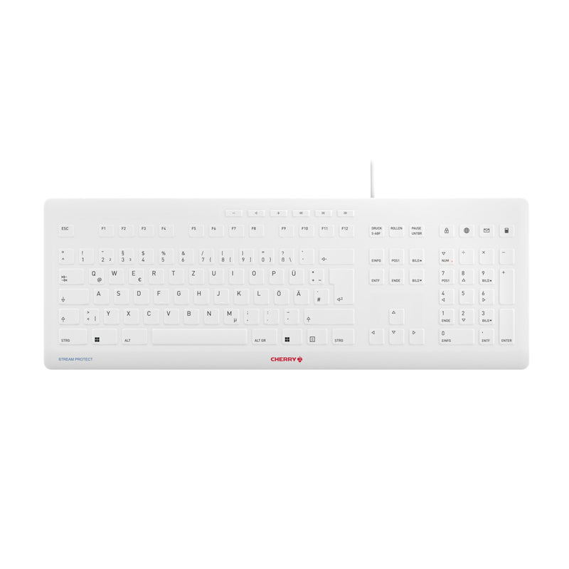 Contour Design Stream tastatur Universel USB QWERTZ Tysk Grå