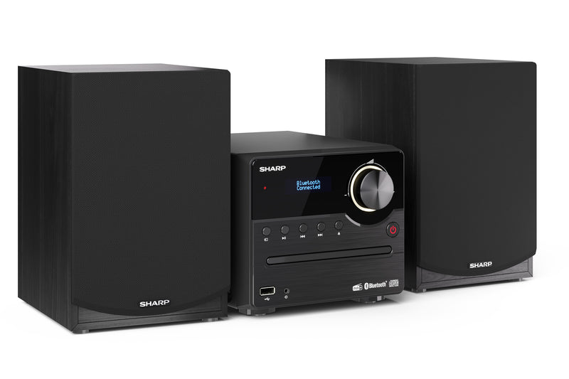 Sharp XL-B517D Home audio micro system 45 W Sort