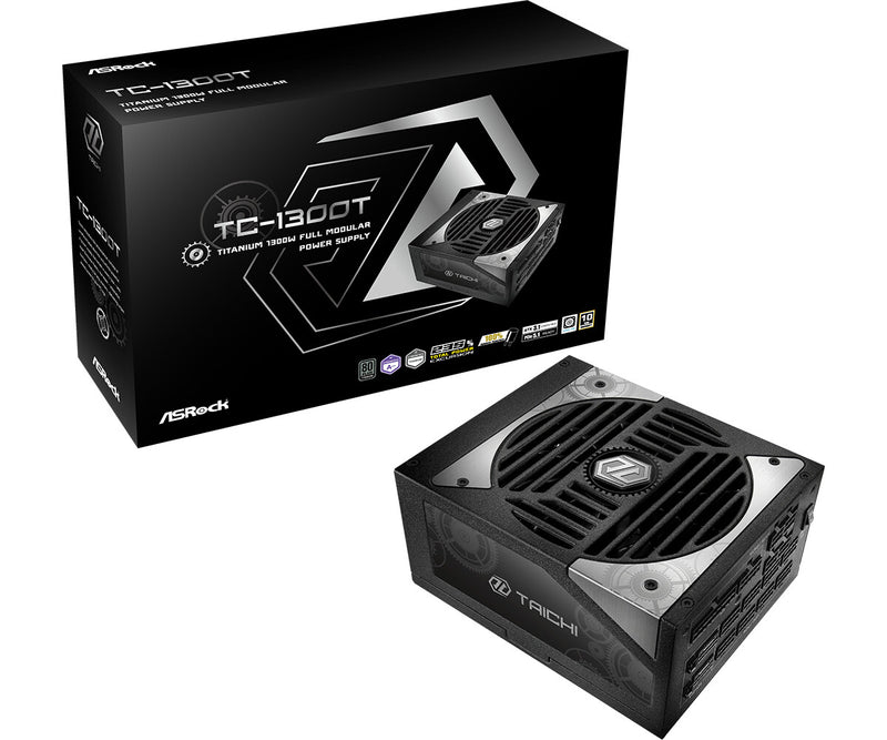 Asrock Taichi TC-1300T enhed til strømforsyning 1300 W 20+4 pin ATX ATX Sort