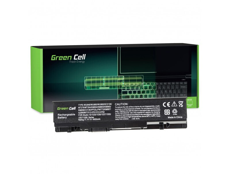 Green Cell DE07 laptop reservedel Batteri