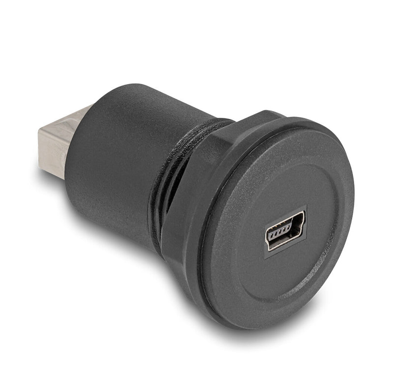 DeLOCK 66742 kabel kønsskifter USB Mini-B USB-A Sort