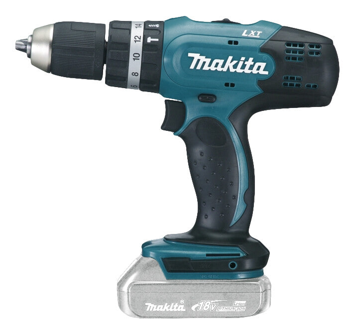 Makita DHP453Z bor Nøglefri 1,7 kg Sort, Grøn, Sølv