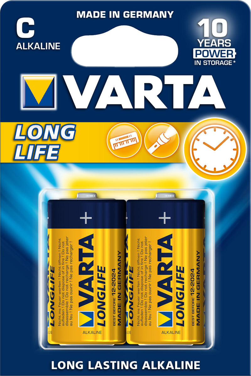 Varta 4114 Engangsbatteri C Alkaline