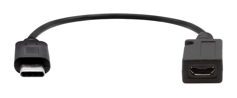 ProXtend USBC-MICROB-0002 USB-kabel USB 2.0 0,2 m Micro-USB B Sort