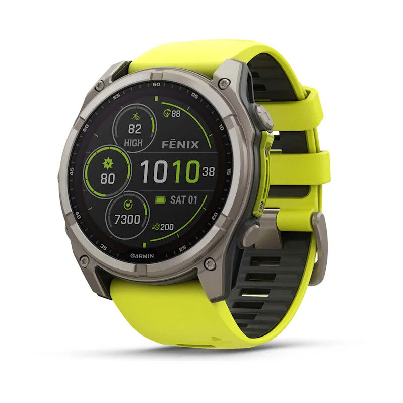 Garmin fenix 8 3,56 cm (1.4") 51 mm Digital 280 x 280 pixel Berøringsskærm Titanium Wi-Fi GPS (satellit)