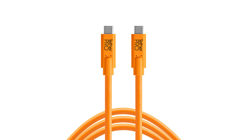 Tether Tools CUC15-ORG USB-kabel USB 3.2 Gen 1 (3.1 Gen 1) 4,6 m USB C 5 Gbit/sek. Orange