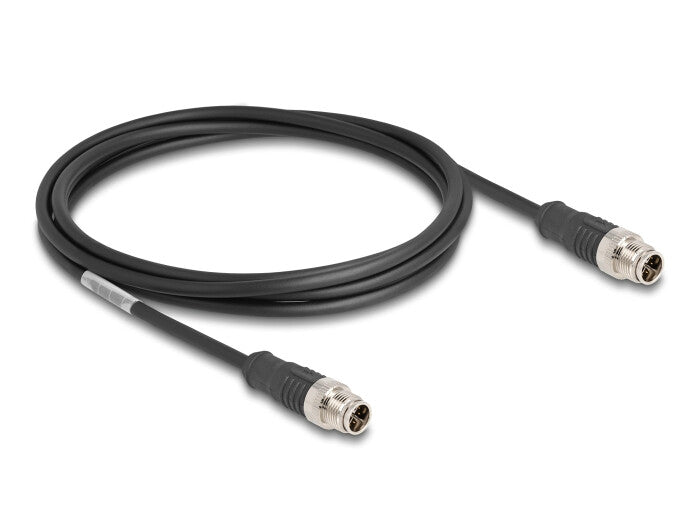 DeLOCK 80864 netværkskabel Sort 2 m Cat5e S/FTP (S-STP)