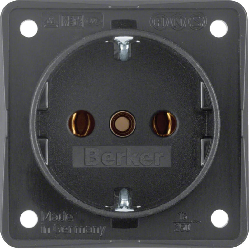 Berker 941852505 stikkontakt Type F Anthracit