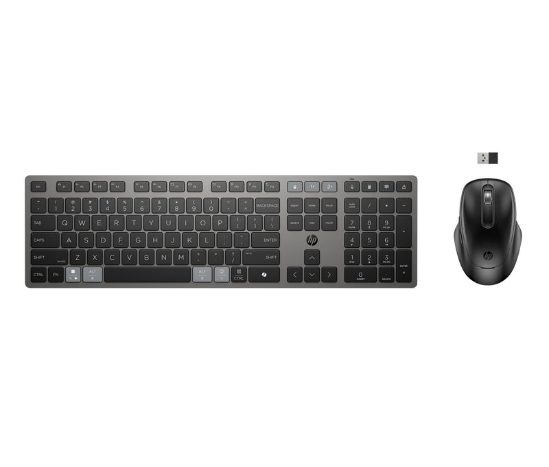 HP 725 Multi-Device Rechargeable Wireless Keyboard and Mouse Combo