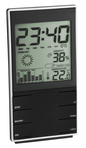 TFA-Dostmann 35.1102.01 digital vejrstation Sort