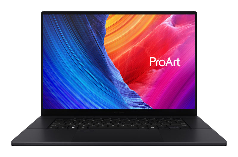 ASUS ProArt P16 H7606WX-SE011X Copilot+ PC AMD Ryzen AI 9 HX 370 Laptop 40,6 cm (16") Berøringsskærm 4K Ultra HD 64 GB LPDDR5x-SDRAM 4 TB SSD NVIDIA GeForce RTX 5090 Wi-Fi 7 (802.11be) Windows 11 Pro Sort