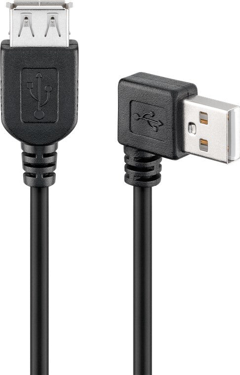 Goobay 95702 USB-kabel USB 2.0 0,3 m USB A 0,48 Gbit/sek. Sort