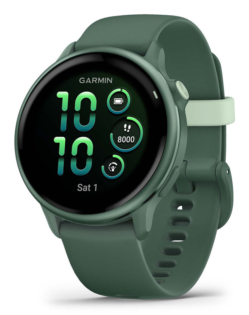 Garmin vívoactive 6 3,05 cm (1.2") AMOLED 42 mm Digital 390 x 390 pixel Berøringsskærm Grøn Wi-Fi GPS (satellit)