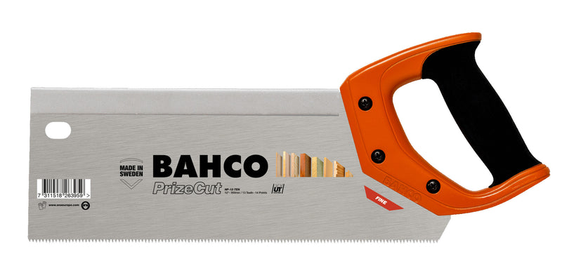 Bahco NP-12-TEN håndsav Rygsav 30 cm Sort, Rød, Rustfrit stål