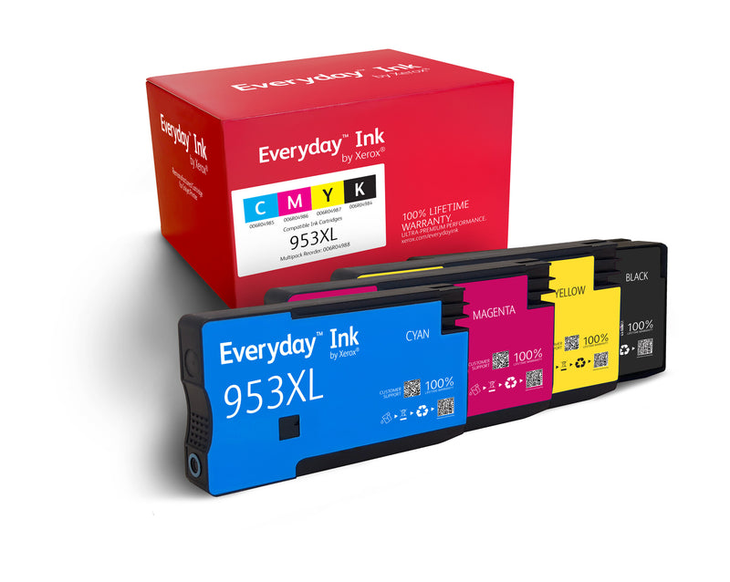Everyday™ Multipack blæk fra Xerox, kompatibel med HP HP953XL (HP953XL MULTIPACK), Høj kapacitet