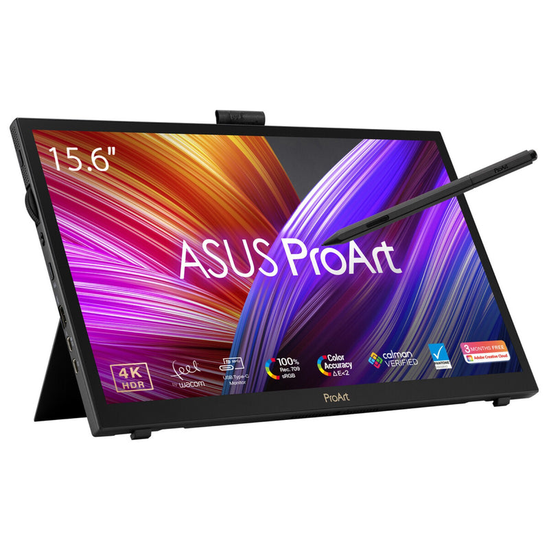 ASUS ProArt PA169CDV computerskærm 39,6 cm (15.6") 3840 x 2160 pixel 4K Ultra HD LCD Berøringsskærm Sort