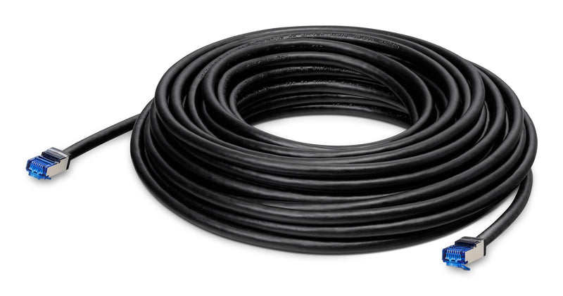 LANCOM OW-602 Ethernet Cable (30 m) netværkskabel Sort Cat6a S/FTP (S-STP) Rund