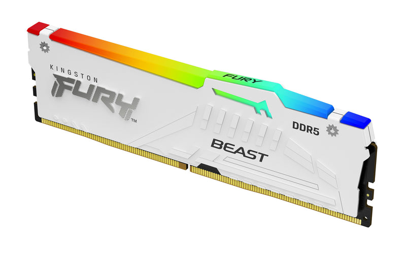 Kingston Technology FURY Beast 32 GB 6400 MT/s DDR5 CL32 DIMM White RGB EXPO