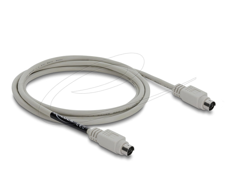DeLOCK 87235 PS/2-kabel 1,8 m 6-p Mini-DIN Beige