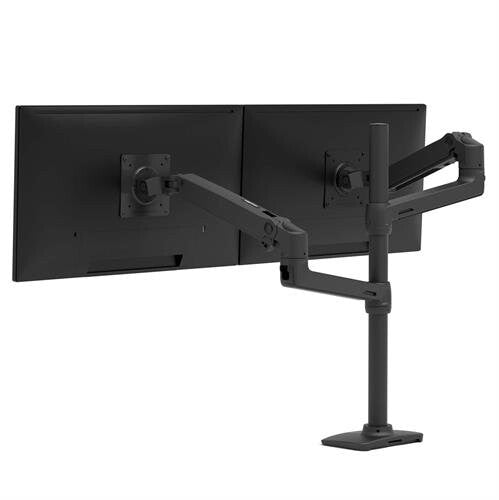 Ergotron LX Series LX Dual Stacking Arm, Tall Pole, Matte Black 101,6 cm (40") Skrivebord Sort