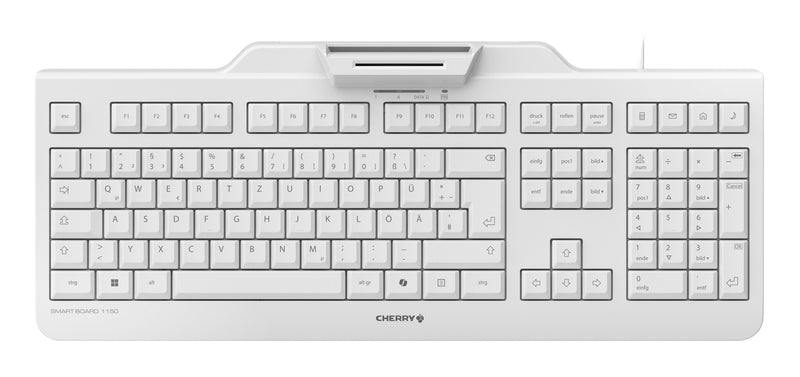 CHERRY Smart Board 1150 tastatur Kontor USB QWERTZ Tysk Lys grå