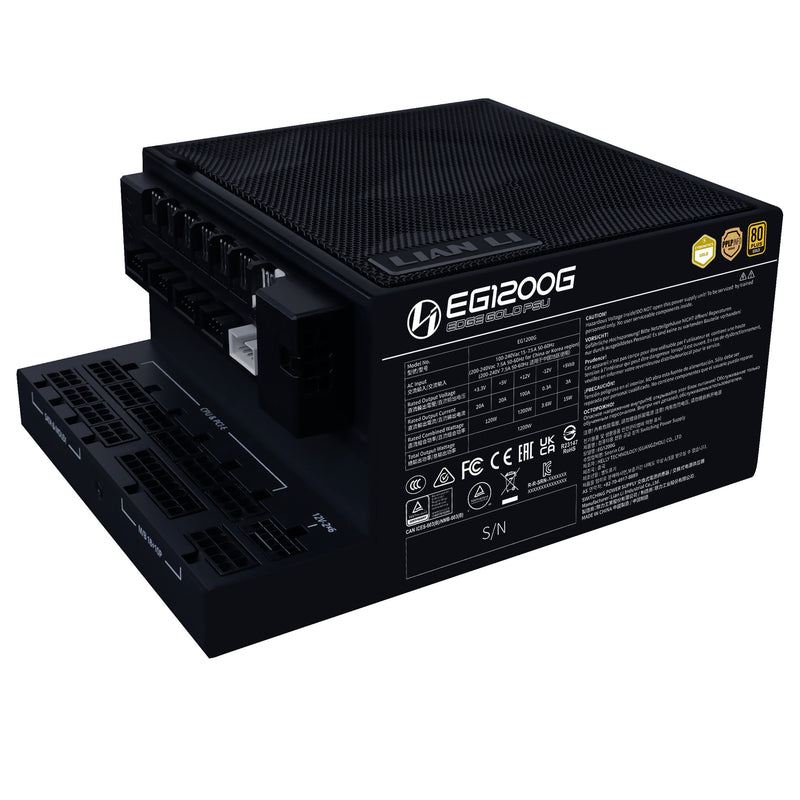 Lian Li EG1200G enhed til strømforsyning 1200 W 24-pin ATX SFX Sort